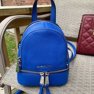 Michael Kors Electric Blue Rhea mini